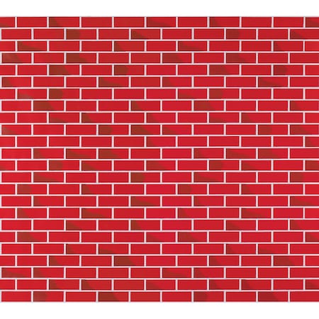 Fadeless Bulletin Board Art Paper Roll, Tu-Tone Brick, 48in x 50ft 0056475